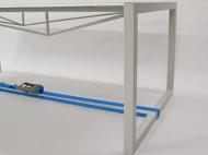 #177 Stretched steel table, 1mm thick table
