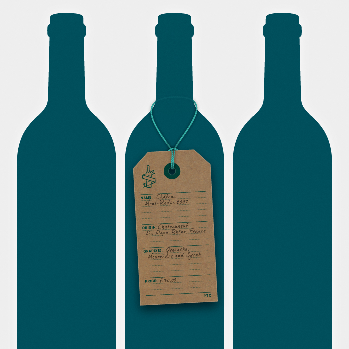 Wine Bottle Tag
